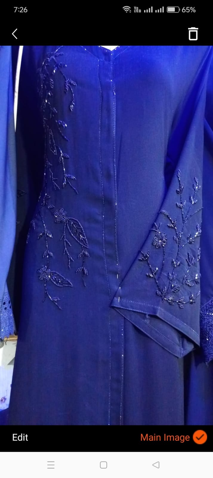 Elegant handwork abaya - Image 3